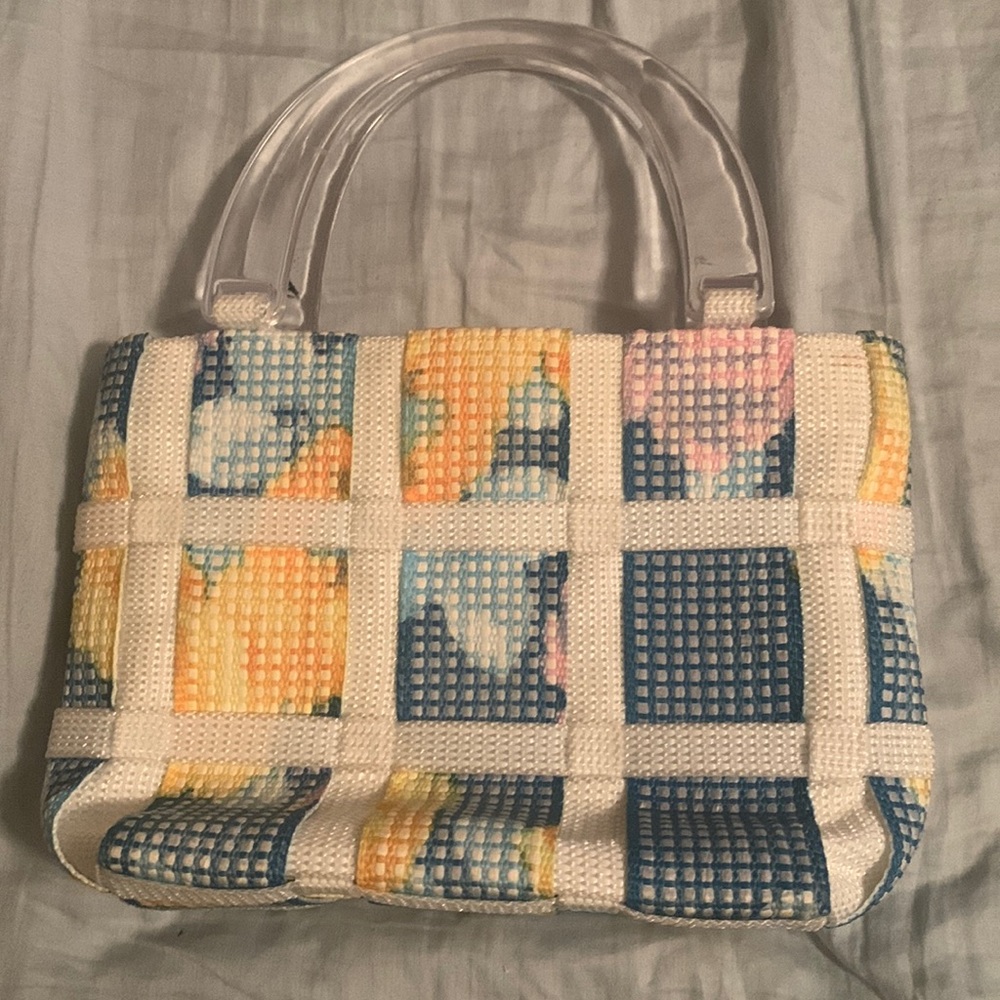 Vintage Alma Tonutti Italian woven mini hand bag